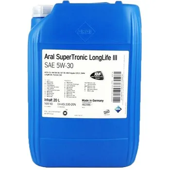 Motorový olej Aral SuperTronic LongLife III 5W-30, 20 l