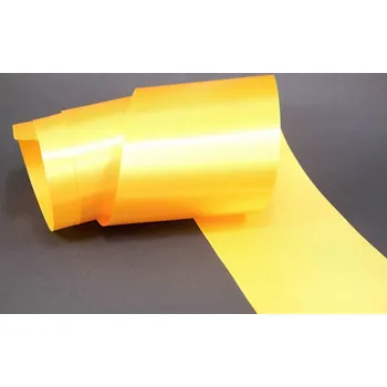 Stuha Luxusní saténová stuha - žlutá - šíře 10 cm