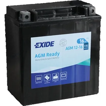Motobaterie Motobaterie EXIDE BIKE AGM Ready 16Ah, 12V, AGM12-16