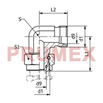 Příslušenství ke kompresoru Spojka LSSO2 12L M18x1,5/M18x1,5 v.z. O-kr.