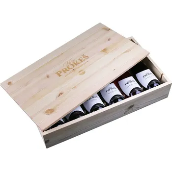 Dárkový potravinový koš Víno Prokeš Dárkové balení vín TOP Výběr vinaře 12 x 0,75 l