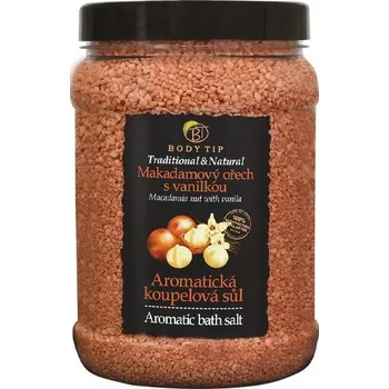 Koupelová sůl Vivaco Koupelová sůl Makadamový ořech s vanilkou BODY TIP 1500 g