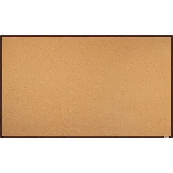 Korková nástěnka boardOK s hnědým rámem 2000x1200 + doprava zdarma
