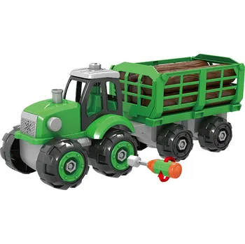autíčko Rappa Farm 216457 traktor šroubovací se dřevem
