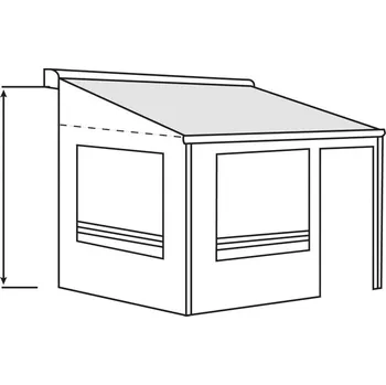 Stínicí technika Boční stěny stanu Thule Residence G3 Typ: Thule Omnistor 6900, Velikost: XL, Výsuv: 2,75 m