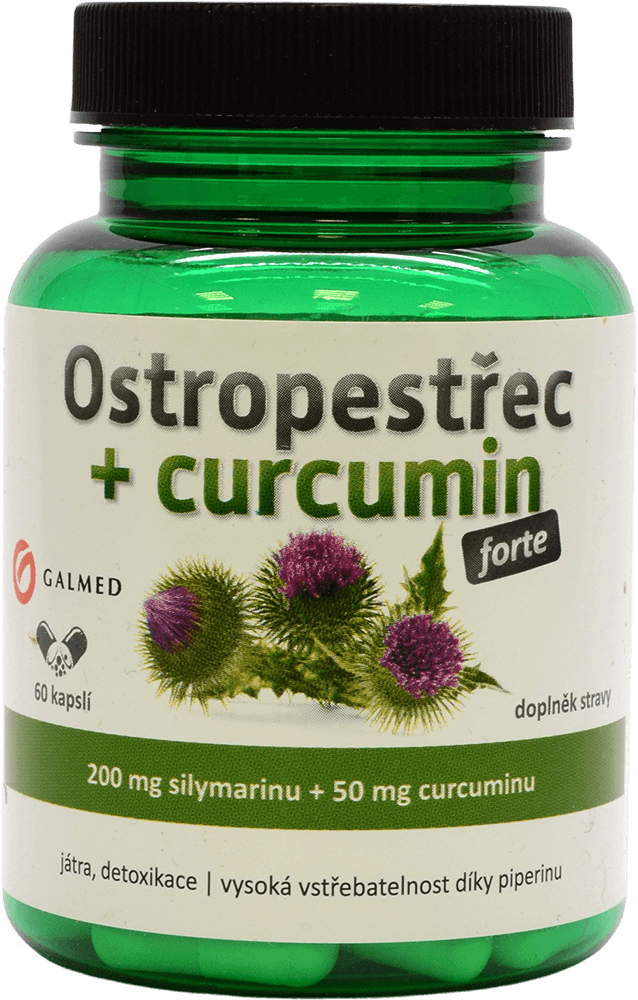 Galmed Ostropestřec + Curcumin Forte 60 cps. od 203 Kč Zbozi.cz