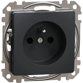 spínač Schneider Electric SDD114011 Zásuvka 230V 16A clonky šroubová antr