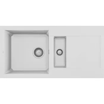 Granitový dřez Granitový dřez Elleci EASY 425 G68 bianco titano