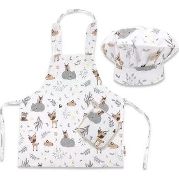 Baby Nellys Junior MasterChef Kuchařská sada hnědá/New Forest Friends Kuchyňská zástěra Baby Nellys Junior MasterChef Kuchařská sada hnědá/New Forest Friends