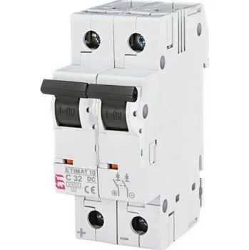 Jistič Jistič ETI ETIMAT 10 DC 2p C 32A 6kA 002138719