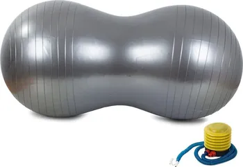 Gymnastický míč Verk 14285_S 45 x 90 cm stříbrný + pumpička