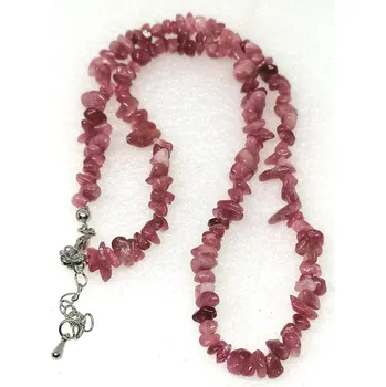 Náhrdelník Rubelitový náhrdelník krátký - 42cm (minerál je v AA kvalitě)