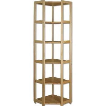 Knihovna Drewmax Regál RG101 masiv (Barva dřeva: surové dřevo)