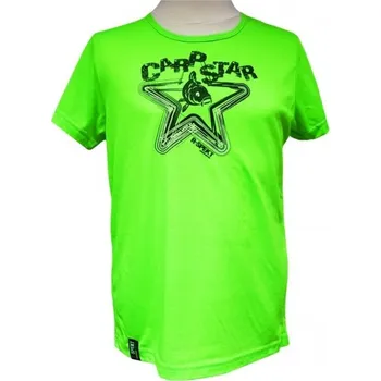 Rybářské oblečení R-SPEKT Tričko Carp Star Dětské Fluo Green - 3/4 roky