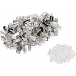 Lanberg PLS-6000 kabelový konektor RJ-45 Nerezová ocel, Průhledná