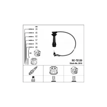 Zapalovací kabel Sada kabelů pro zapalování NGK RC-TE120 - LEXUS