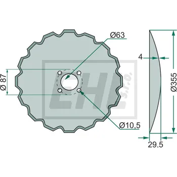 Brusný kotouč Válcový kotouč 18031-34005