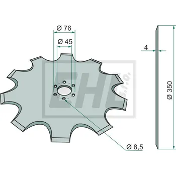 Brusný kotouč Secí kotouč 18031-34018