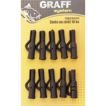 GRAFF - Závěska na zátěž, 10ks hnědá