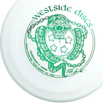 Westside Discs Nikko Locastro Tournament-X Adder 173g Bílá