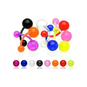 Piercing Piercing do pupíku BA01051 Barva fialová