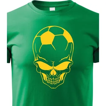 Chlapecké tričko Dětské tričko - Fotbal lebka, Barva Zelená, Velikost 158 cm/12 roků, Canvas Dětské tričko Bezvatriko.cz 1561