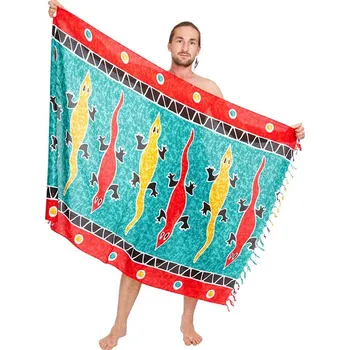 Šátek Sarong / pareo Lizard Toke, Sittar