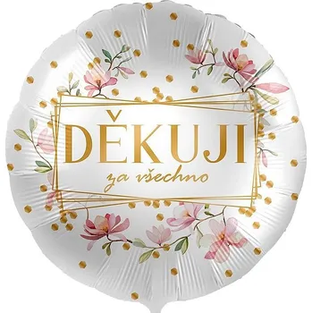 Balónek Balónek 43cm Děkuji za všechno Mangolie