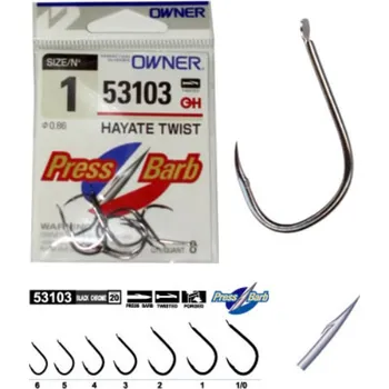 Rybářský háček OWNER - Háčky 53103 vel : 1