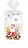 Alvarak Celofánové sáčky vánoční 15 x 24 cm 10 ks, se Santou