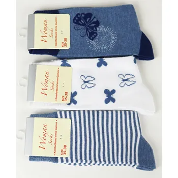 Dámské ponožky UNI Dámské bavlněné ponožky mod Velikost: 35 - 38