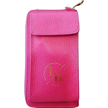 Peněženka Dámská peněženka kožená Laura Biaggi růžová