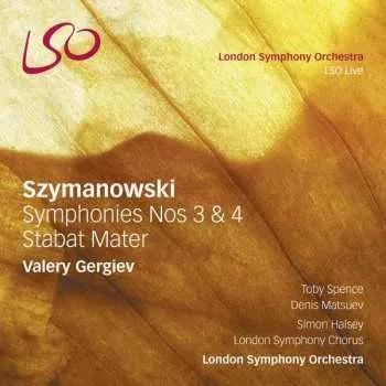 Zahraniční hudba SACD The London Symphony Orchestra: Symphonies Nos 3 & 4 / Stabat Mater 2013 DSD SACD