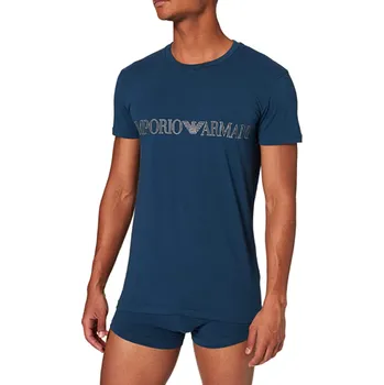 Pánské tričko Pánský set triko + trenýrky 111604 1A516 - 24334 - Modrá - Emporio Armani modrá M