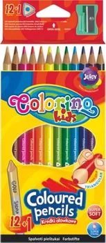 Pastelka Colorino Kids pastelky trojhranné s ořezávátkem R54706PTR 12 ks