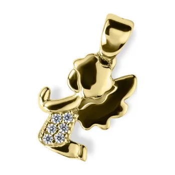 Přívěsek Couple, Přívěsek Miriam, kombinované zlato se zirkony, 1420949-5-0-1