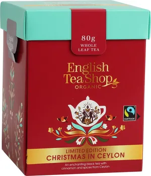 Čaj English Tea Shop Christmas In Ceylon Bio 80 g