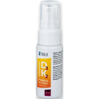 Strunecká Vitamin D3 1000 IU + K2 ve spreji 30 ml