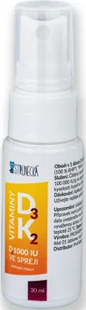 Strunecká Vitamin D3 1000 IU + K2 ve spreji 30 ml