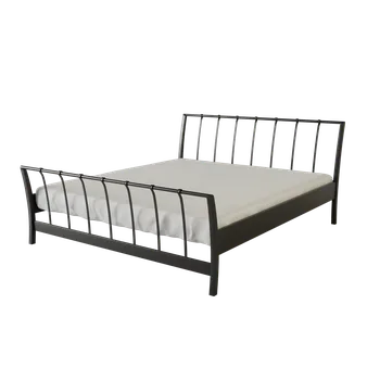 Postel Kovová postel Merry Povrchová úprava: bílá, Rozměr: 80 x 200 cm