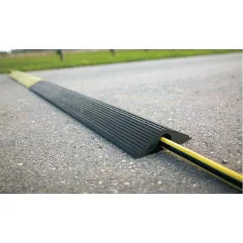 kabelová chránička Gumový kabelový / hadicový most - Černá