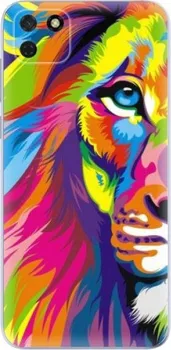 Pouzdro na mobilní telefon iSaprio Rainbow Lion pro Huawei Y5p