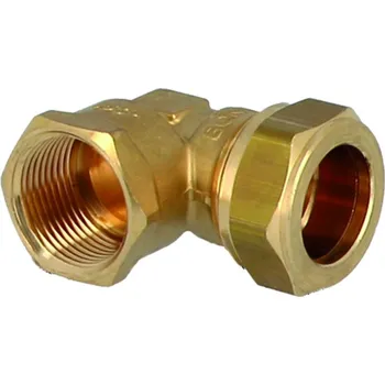 Vodovodní potrubí GENERAL FITTINGS Mosazné svěrné koleno - vnitřní závit 3/4" x 15 mm 1N0022H051500G