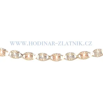 Souprava šperků zlatý řetízek v kombinací 3 barev AURGVCL/030/D1