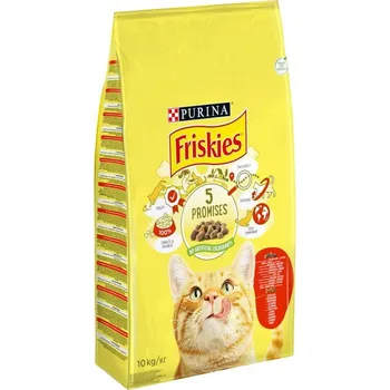 Friskies Cat s Hovězím Kuřetem s Zelenina 10 kg