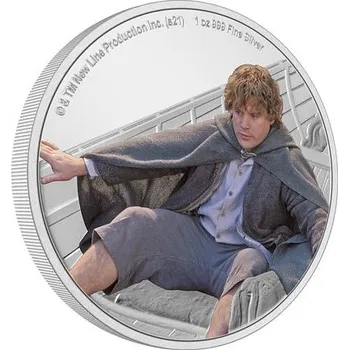 Stříbrná mince Samwise Gamgee™ (Samvěd Křepelka) 1 Oz 2021 (Lord of the Rings™) PROOF - (6.)