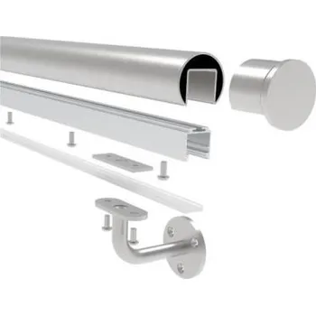 Madlo pro LED osvětlení AISI304, D42,4/24, S1, A/6920-042-LED-5000-S1