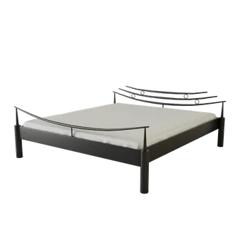 Postel Kovová postel SHANGHAI Povrchová úprava: černá, Rozměr: 160 x 200 cm