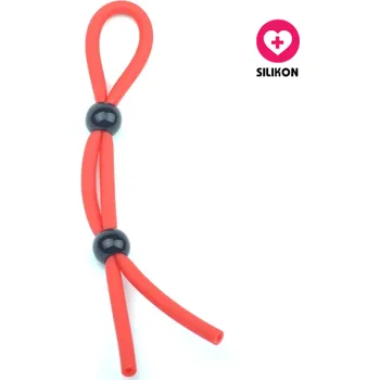 VšeNaSex.cz Erekční kroužek Double Noose Ring červený