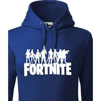 Dámská mikina Dámská mikina Fortnite, Barva Modrá, Velikost M, Canvas Dámská mikina Bezvatriko.cz 0126